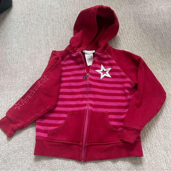 American Girl Dress like your Doll striped hoodie 2015 - Picture 1 of 4